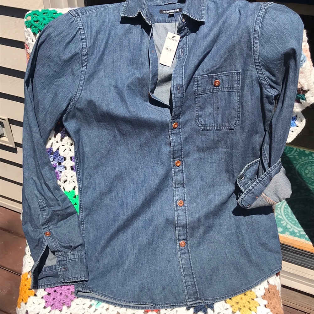 Express Denim button up